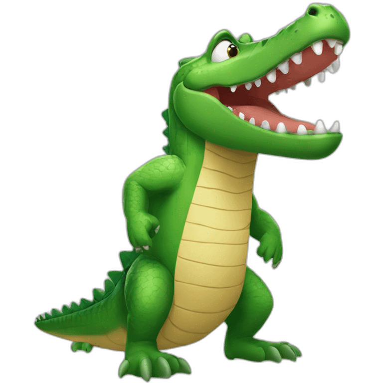 Super héros crocodile  emoji