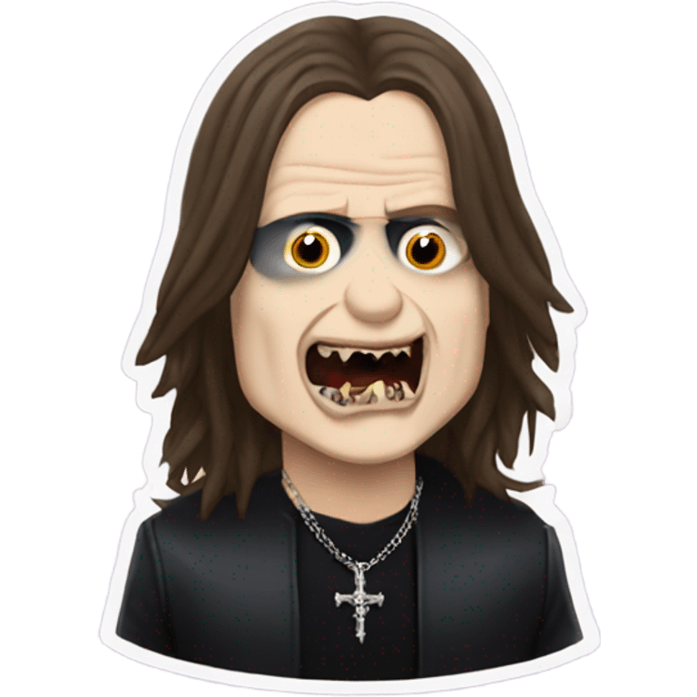 ozzy osbourne biting like a vampire emoji