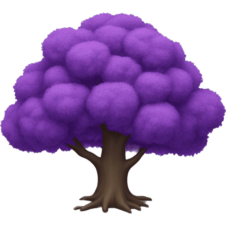 purple tree emoji