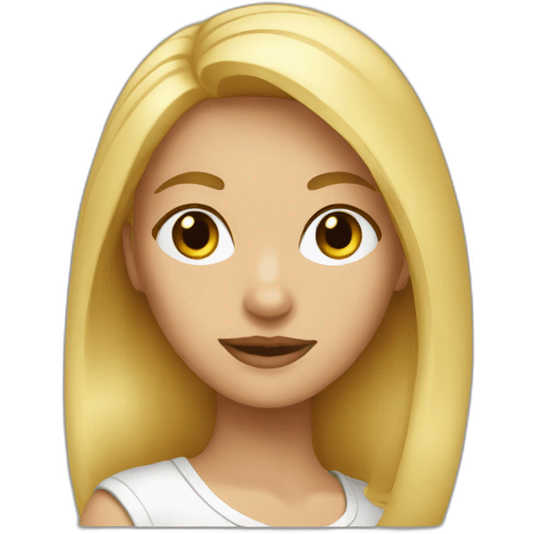 blonde girl emoji