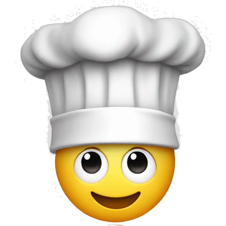 happy emoji with a chefs hat and a lightbu emoji