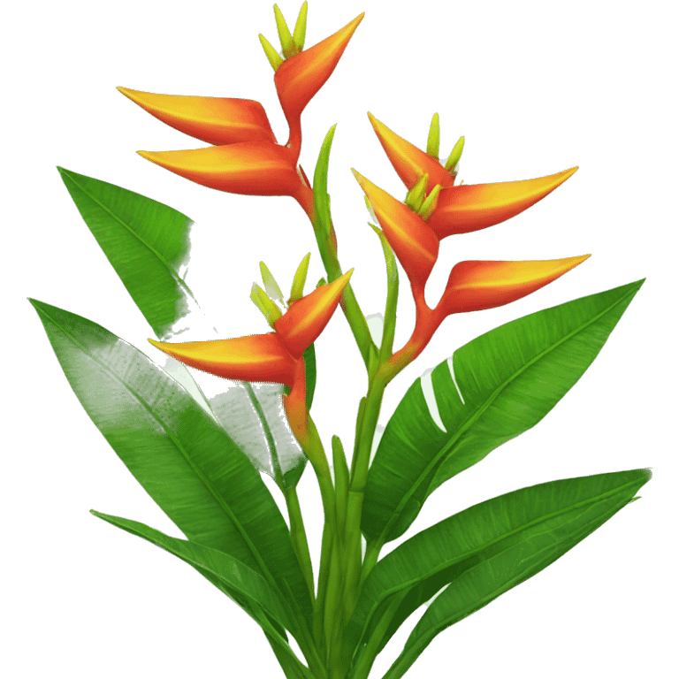 Heliconia plant emoji