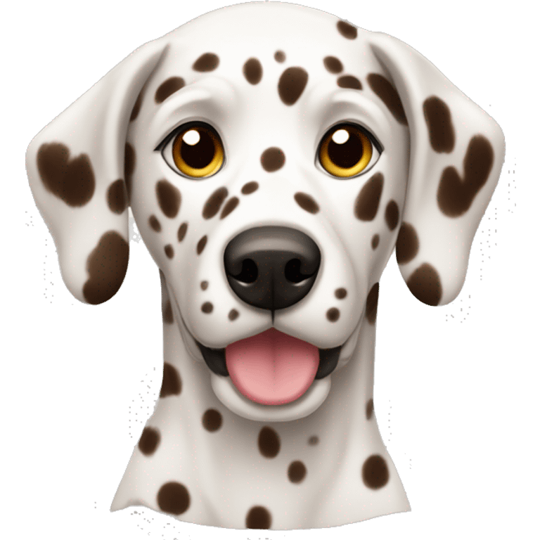 Brown Dalmatian  emoji