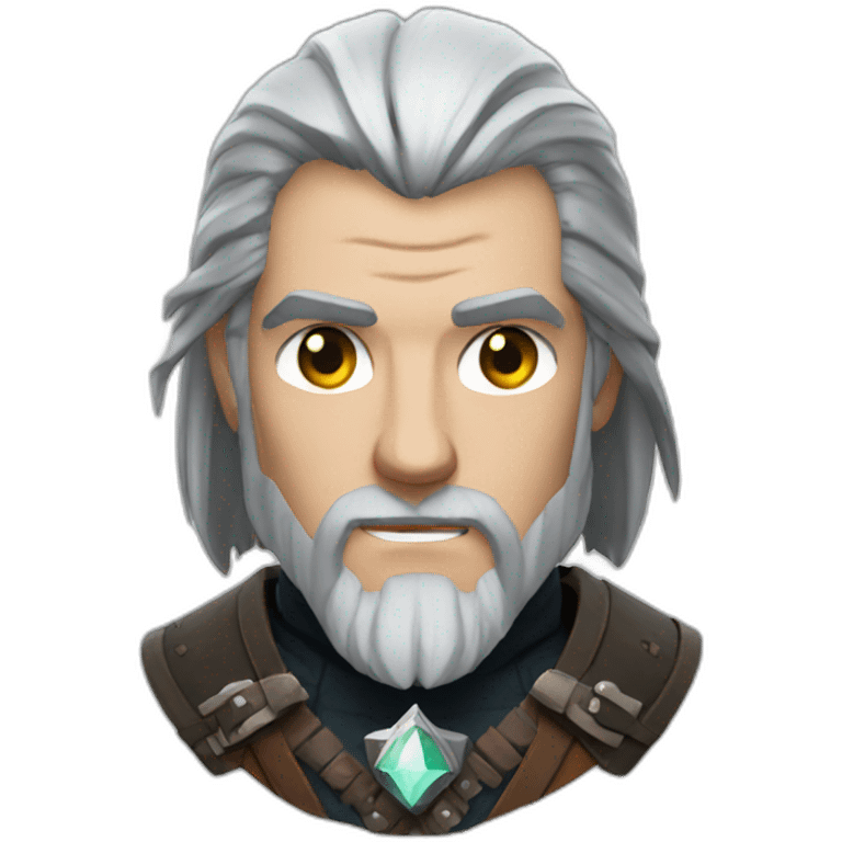 Witcher with gems emoji