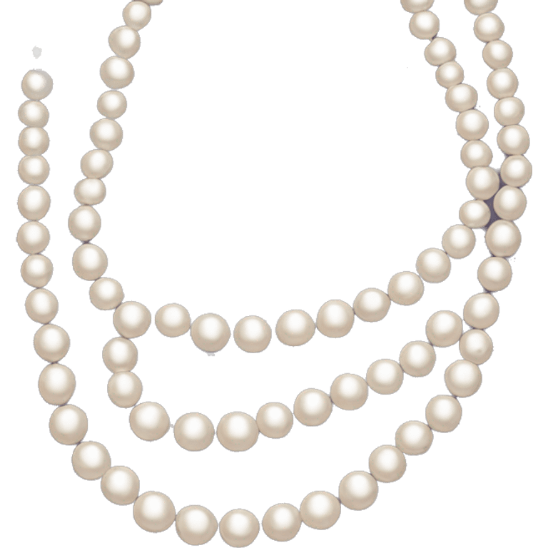 Pearl necklace emoji