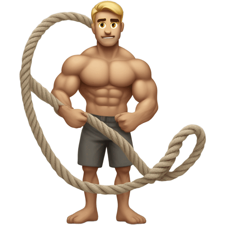 Guy with rope emoji