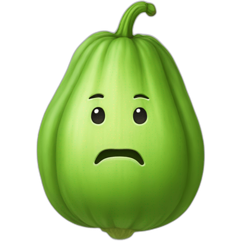 chayote no face emoji