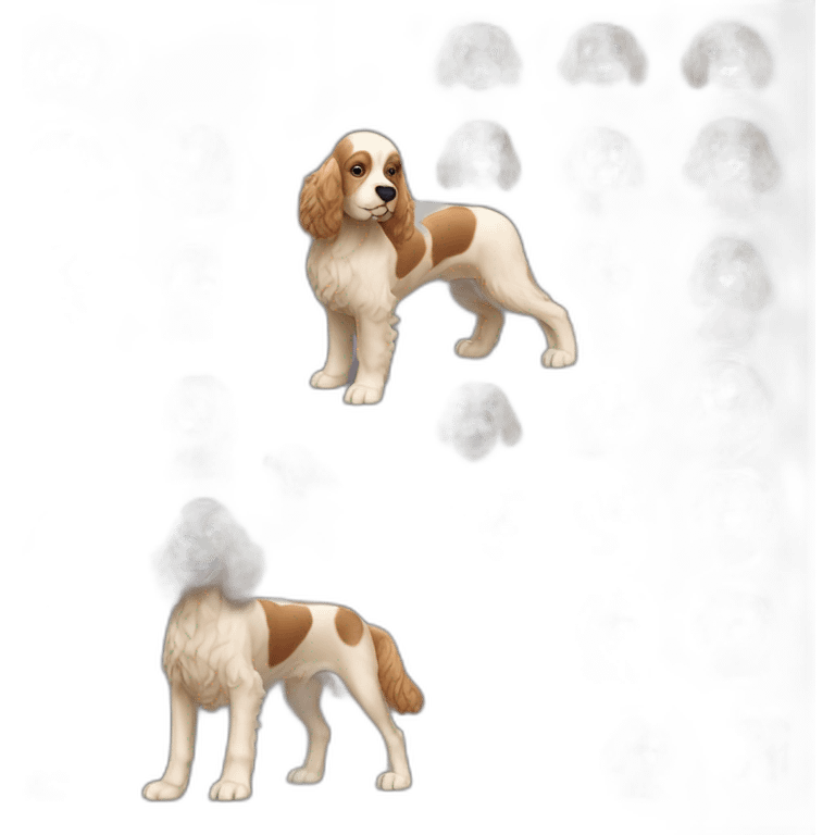 Dog-english-cocker-spaniel-full-body emoji