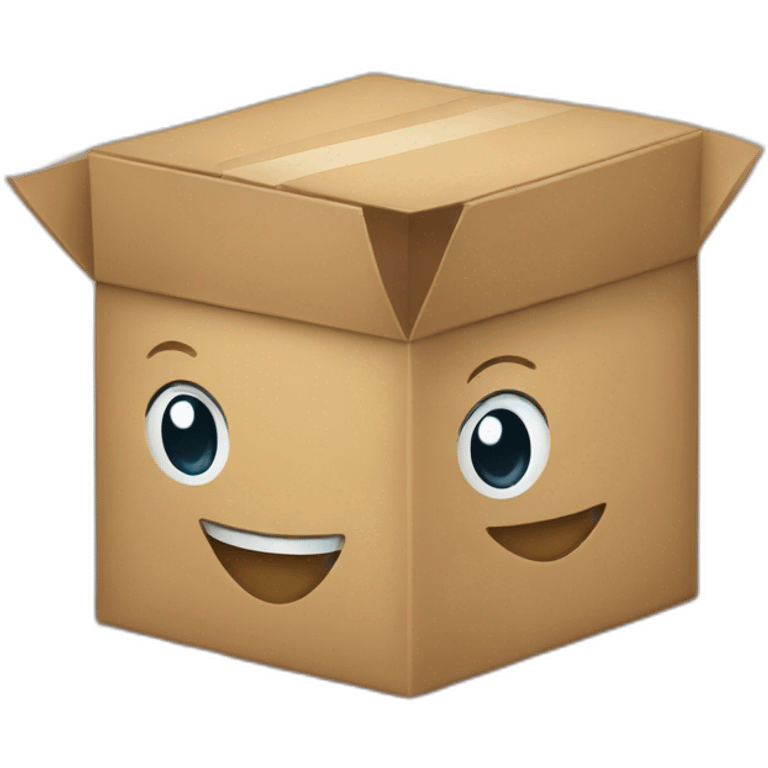 box with smile emoji