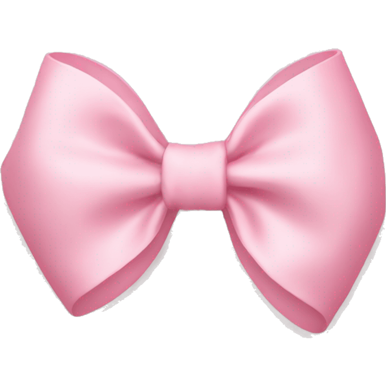 light pink bow on light pink bow emoji