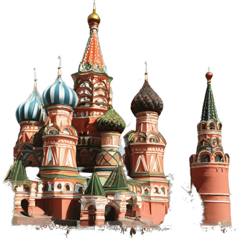 Red square Moscow  emoji