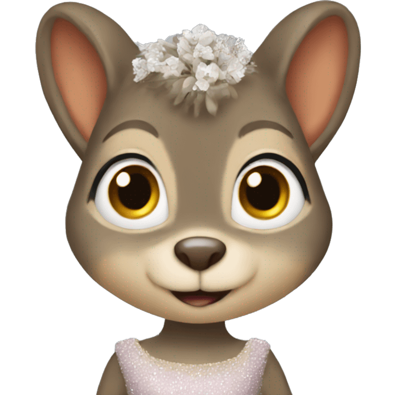 squirrel in a prom dress  emoji