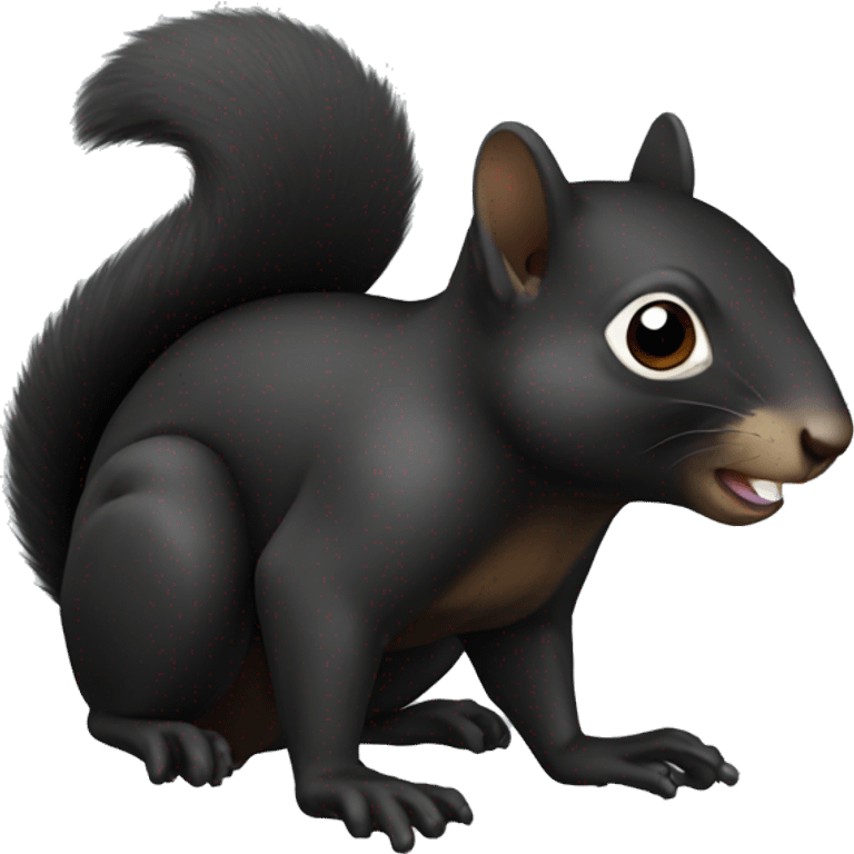 black squirrel emoji