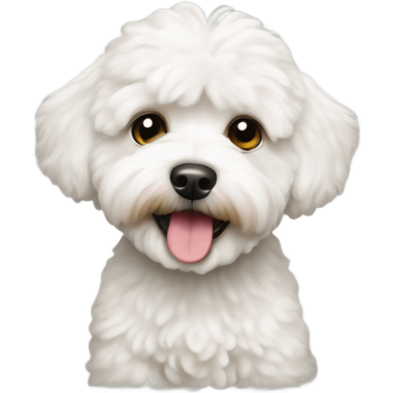 White maltipoo emoji