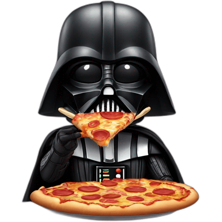 darth vader eating pizza emoji