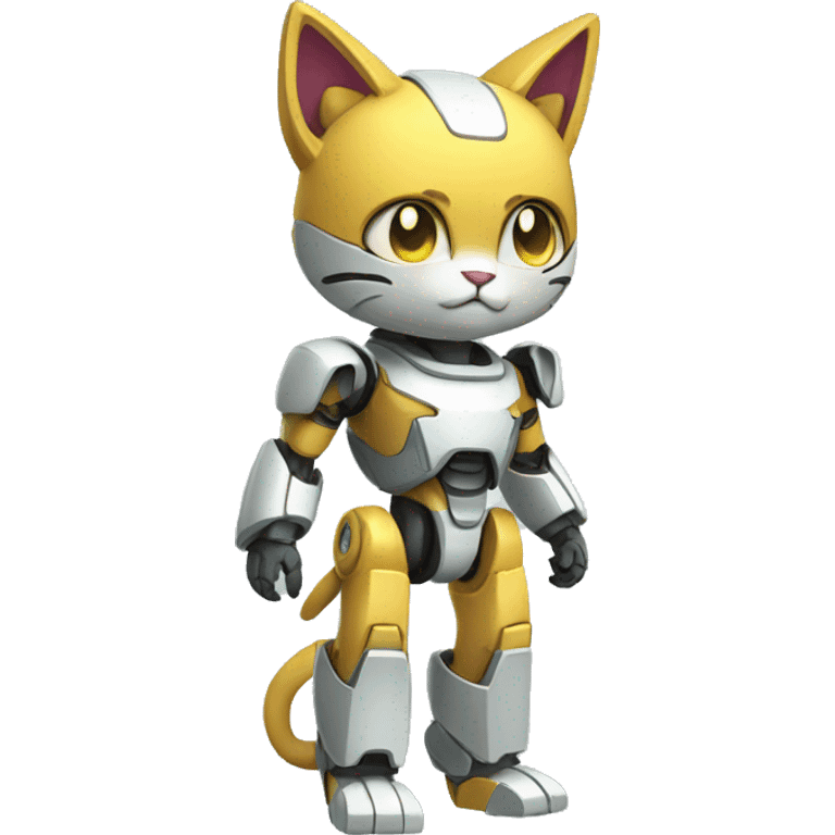 Cat-Medabot full body emoji