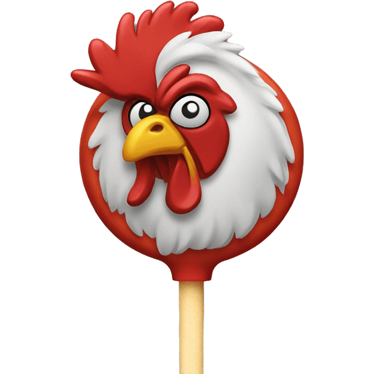 rooster lollipop emoji