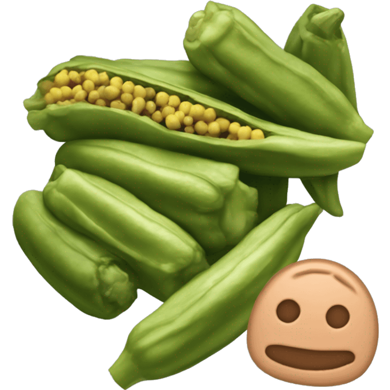 Guimbombó, Guingombó, Molondrón, Quingambó / Gumbo, Kinkamboo, Okra emoji