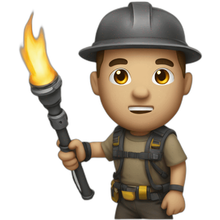 urbexer with torch emoji