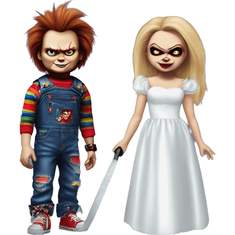 Chucky and the bride of chucky  emoji