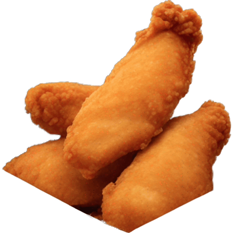 Wingstop chicken tenders in a takeout box emoji