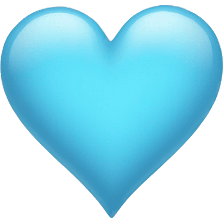 Light Blue Heart emoji