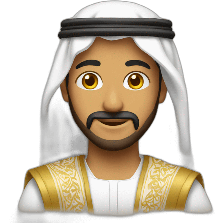 Un arabe en costume emoji