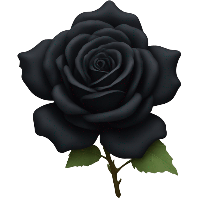 Black rose emoji