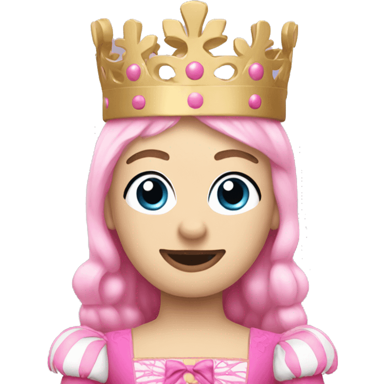 Pink nutcracker emoji