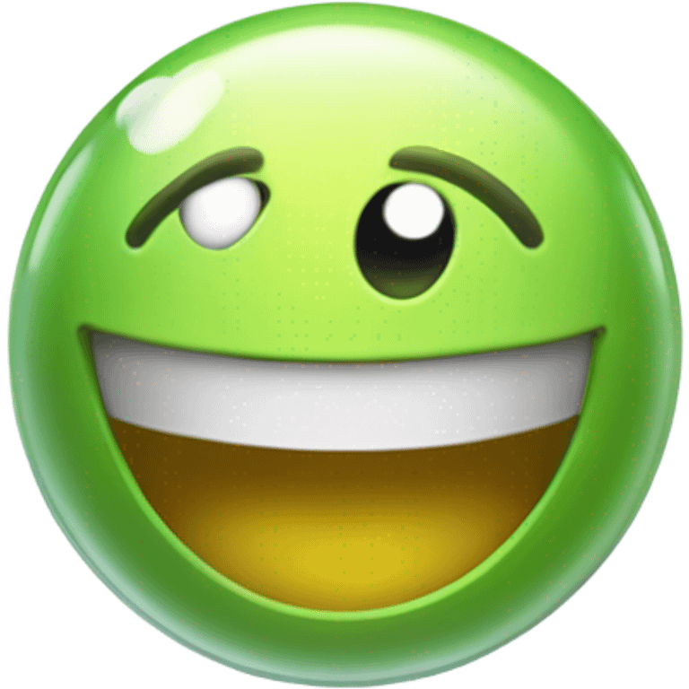 smiling slime ball emoji