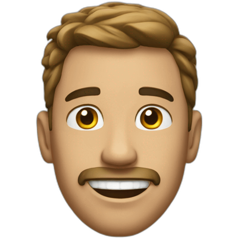 Surpreso homem emoji