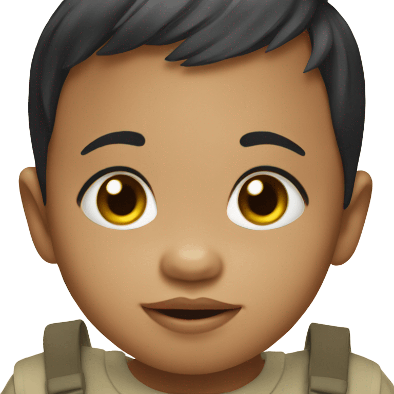  a Cambodian toddler  emoji