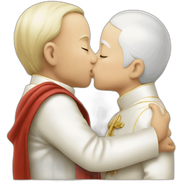 John-paul-II-kissing-child—with-tongue emoji