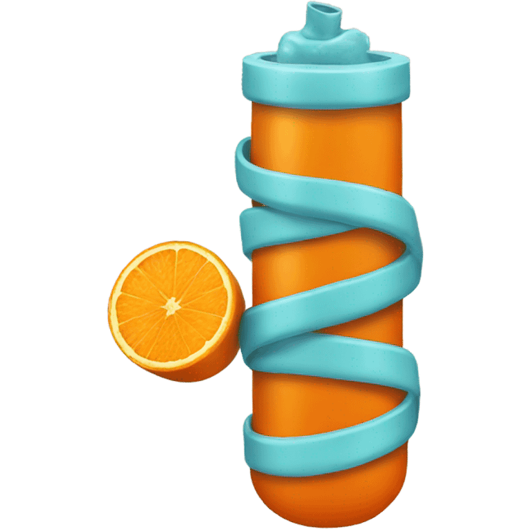 orange squeeze tube emoji