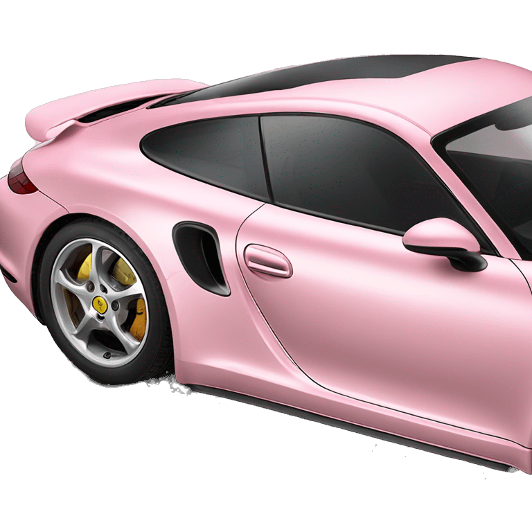 soft pink shiny porsche emoji