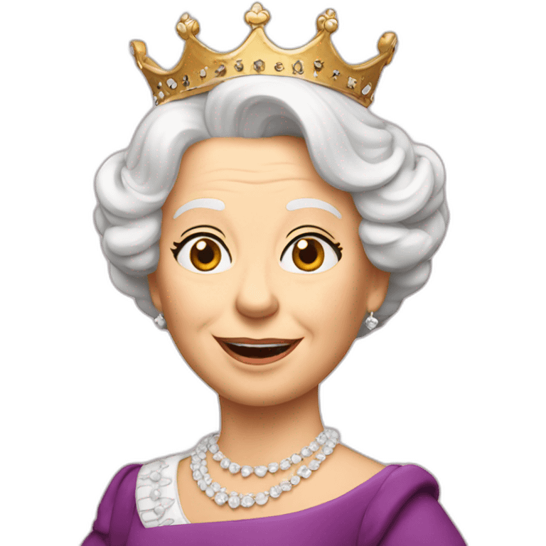 queen elisabeth 2 beer emoji