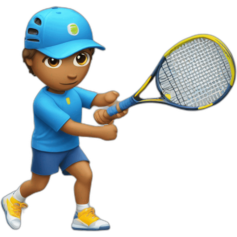 Padel-player-in- emoji