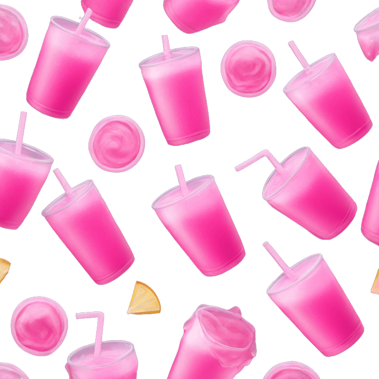 Pink drink emoji