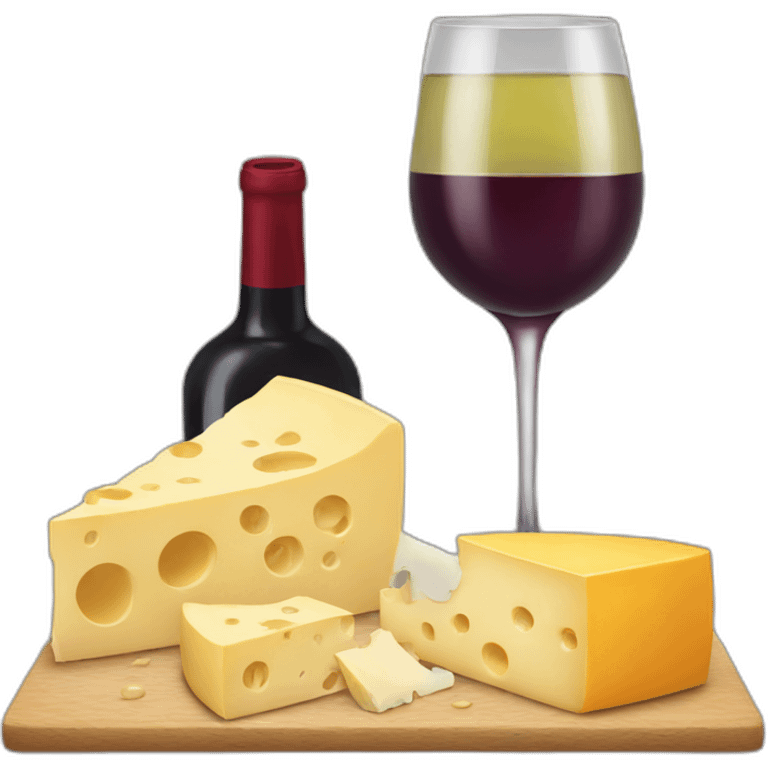 wine and cheese  emoji