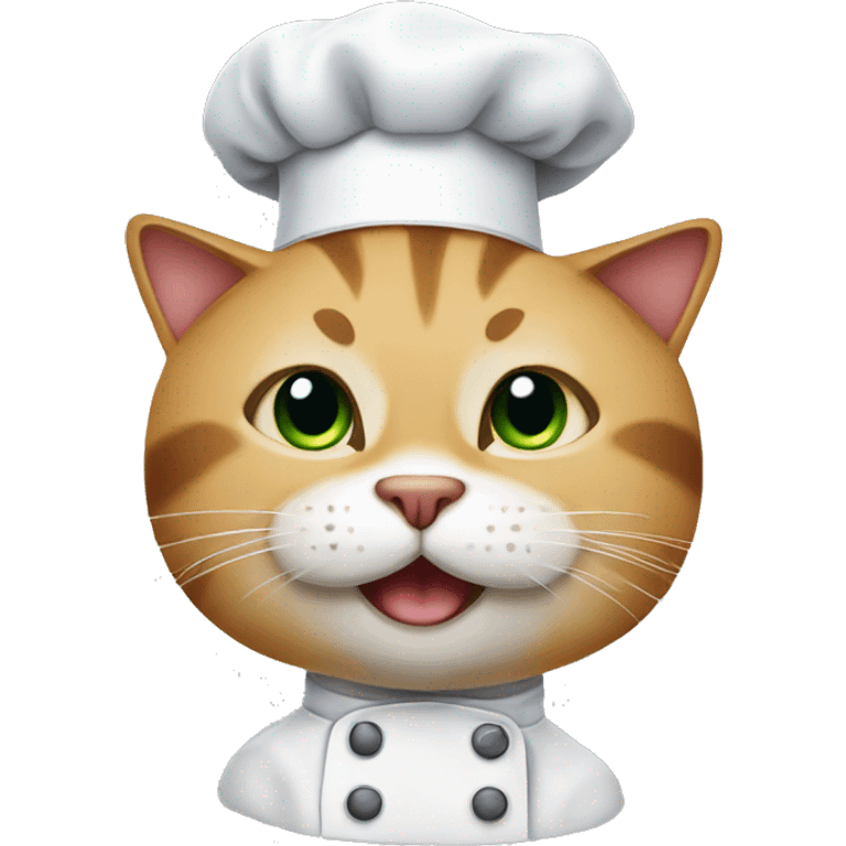 cat with a chef hat  emoji