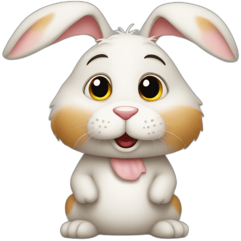 funny rabbit emoji