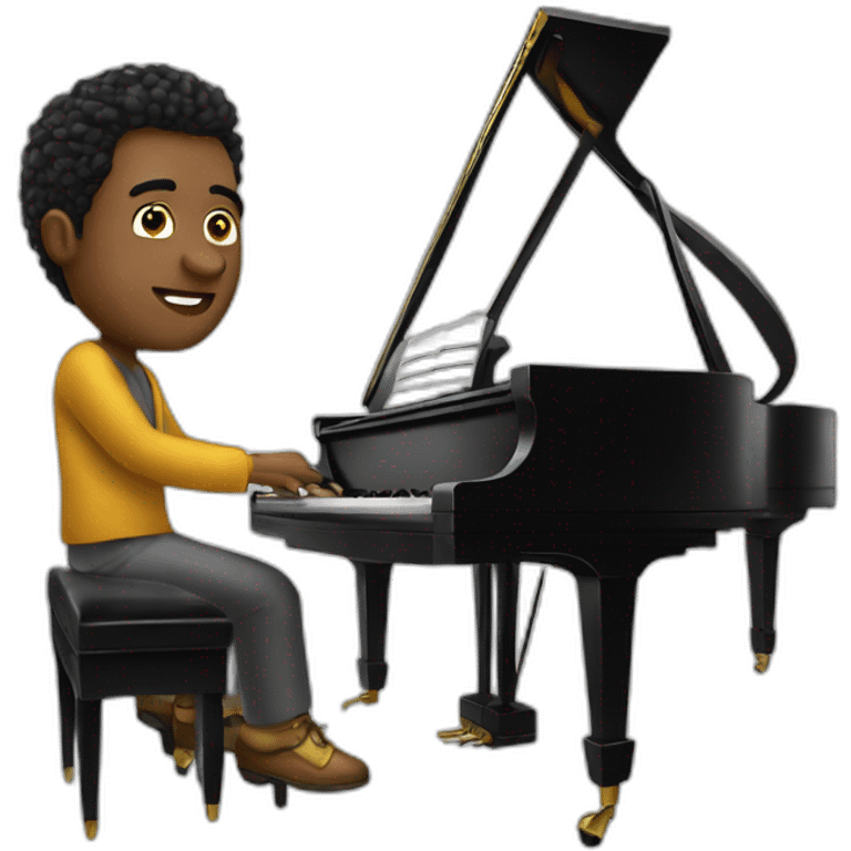 developper pianist king emoji