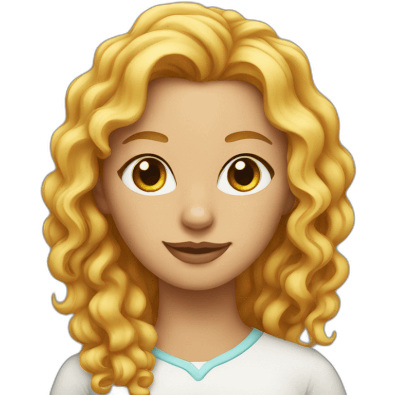 curly-blonde-woman-cat-bengal emoji