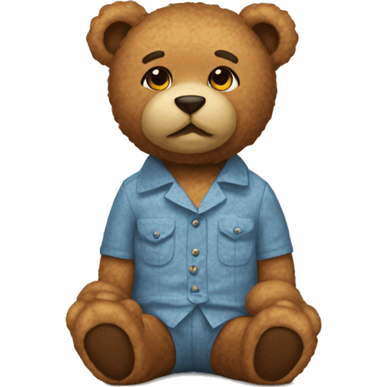 Teddy with Leo dress emoji