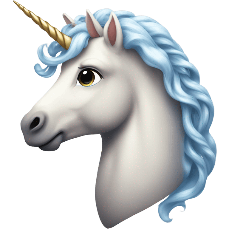 high unicorn emoji