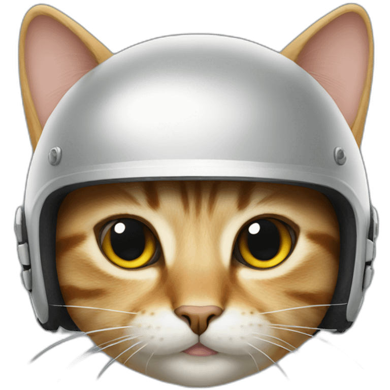 cat with helmet emoji