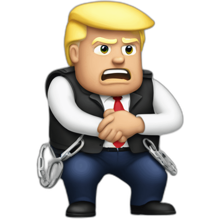 trump-in-handcuffs emoji