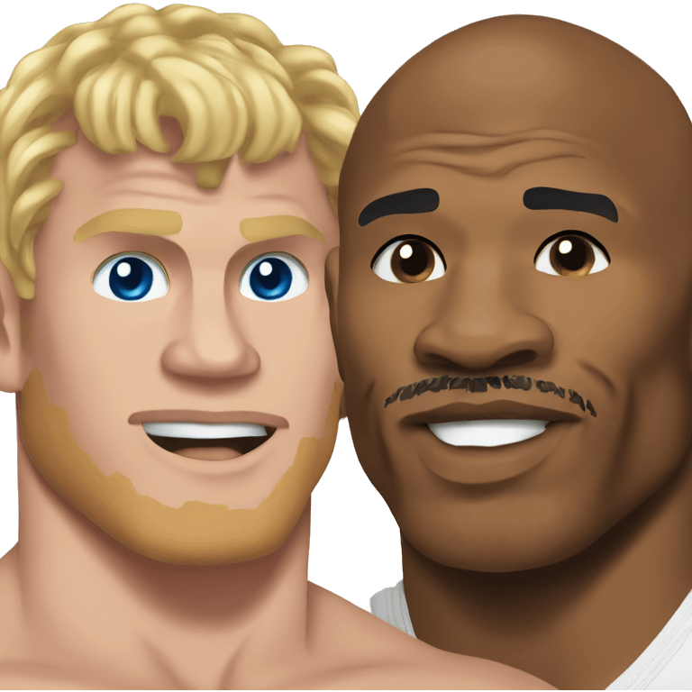 Mike Tyson vs Jake Paul emoji