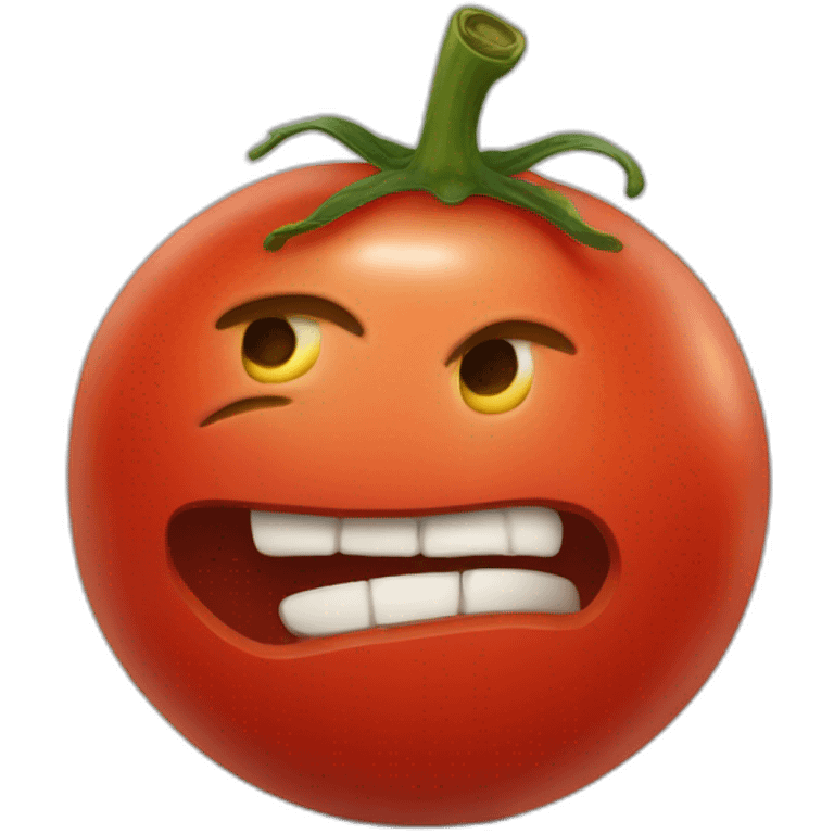 a rotten tomato emoji