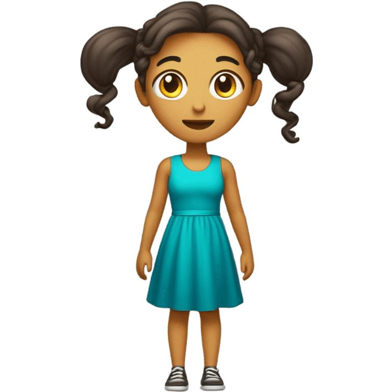 Menina Com Laço  emoji